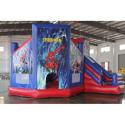 spiderman inflatable combo slide
